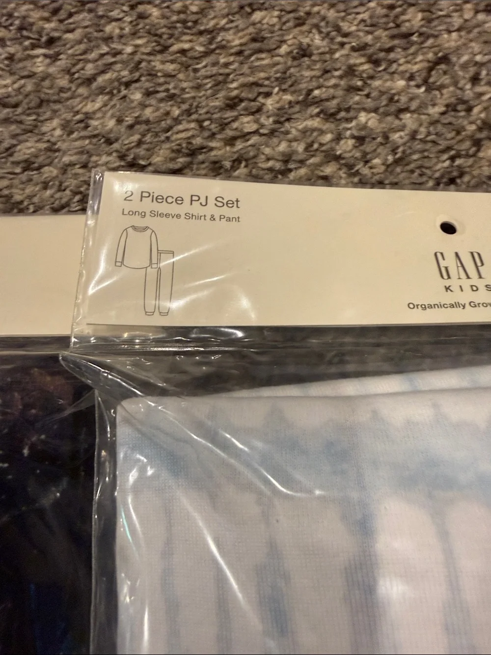 GAP Kids 2-Pack pajamas - Black Galaxy Print & Light Blue Pattern